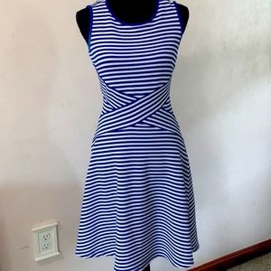 Trulli xs blue and white pinstripe dress in great shape!